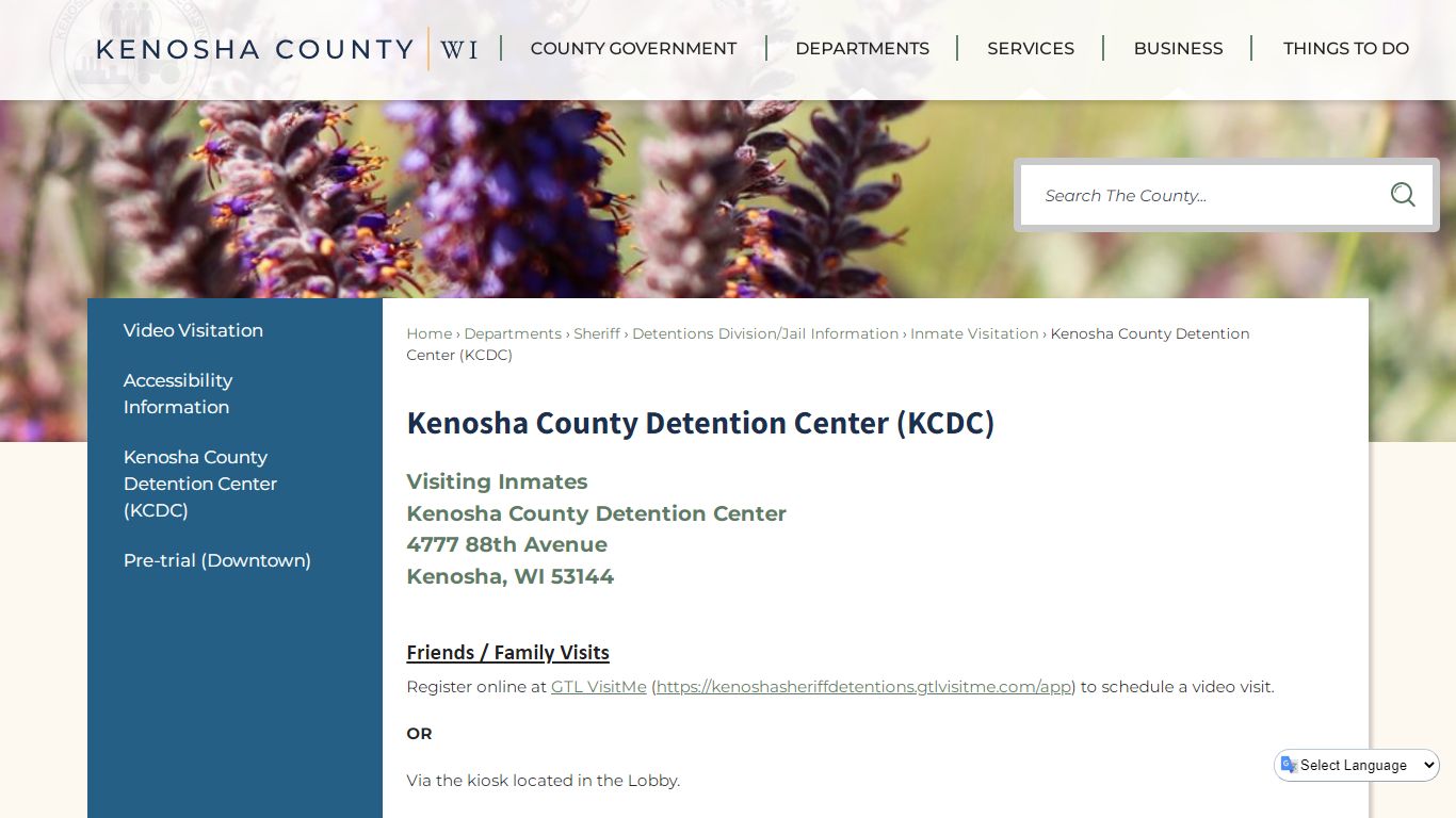 Kenosha County Detention Center (KCDC) | Kenosha County ...